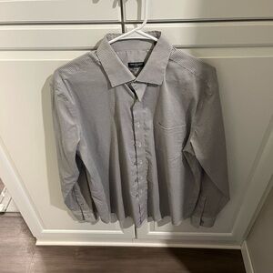 Van Heusen Black and White Patterned Shirt